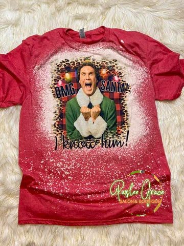 Buddy The Elf Bleached Tee