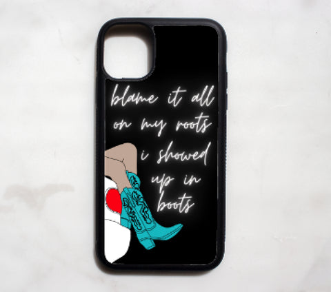 Blame It On My Roots Phone Case