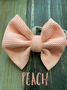 Peach Bow