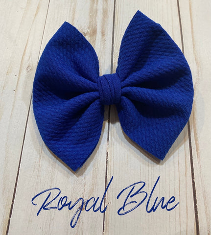 Royal Blue Bow